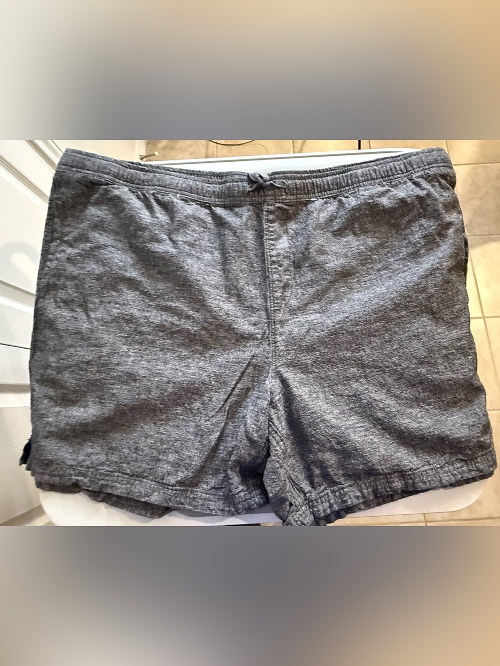 No Boundaries Heather Gray Drawstring Lounge Shorts